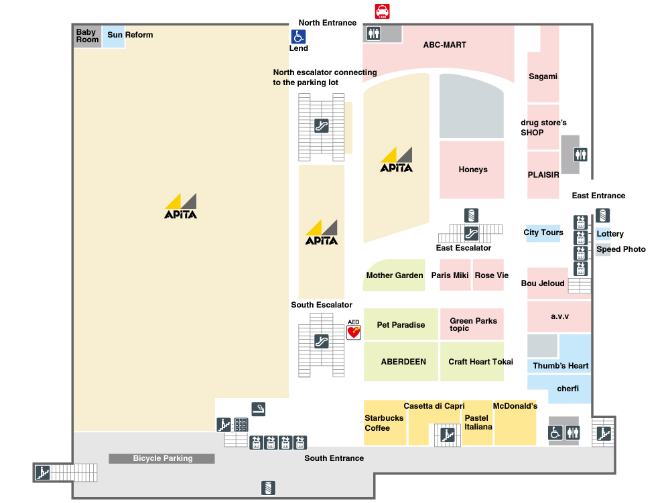 1st floor floor map