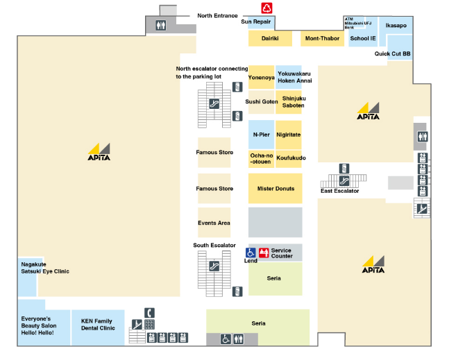 1st floor floor map