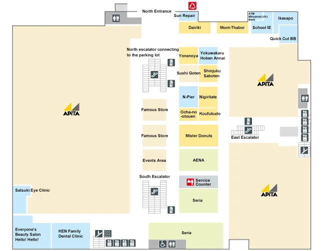 1st floor floor map