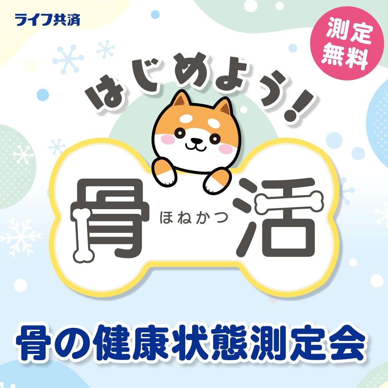 「骨の健康状態」無料測定会のサムネイル