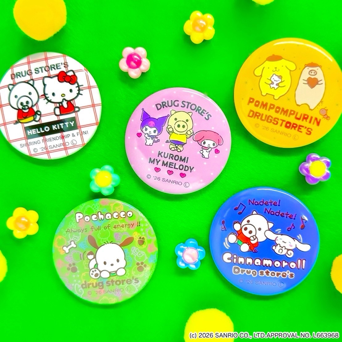 【第 2弾】drug store’s SHOP×サンリオキャラクターズのイメージ画像